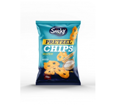 Sneky Pretzel chips salted CBA 100g