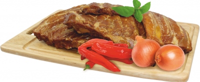 Surové solené mäsá a údené slaniny