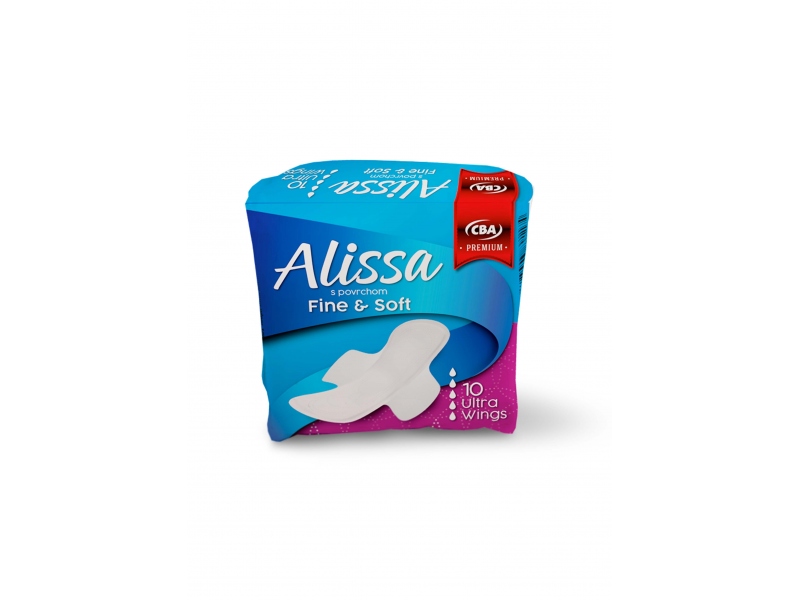 ALISSA Ultra wings s povrchom fine&soft CBA 10ks