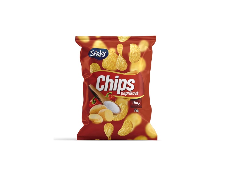 Sneky Chips paprikové CBA 75g