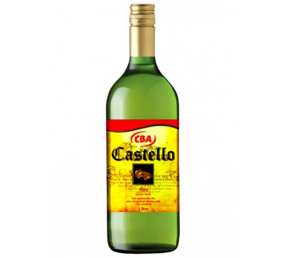 Castello hroznové víno stolové suché biele CBA 1L