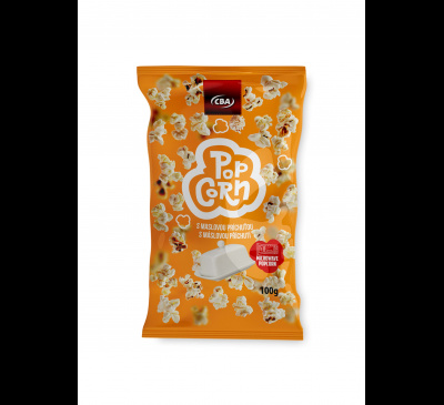 Popcorn do mikrovlnej rúry s maslovou príchuťou CBA 100g