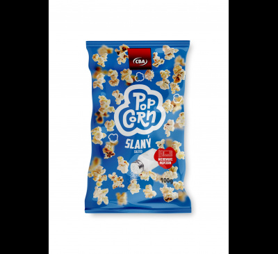 Popcorn do mikrovlnej rúry slaný CBA 100g