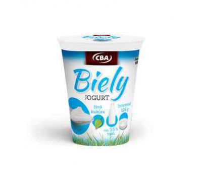 Biely jogurt 125g