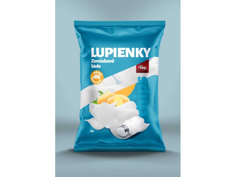 Zemiakové lupienky biele CBA 75g