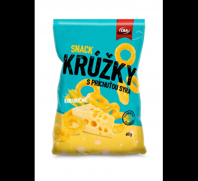 Snack s príchuťou syra CBA 60g