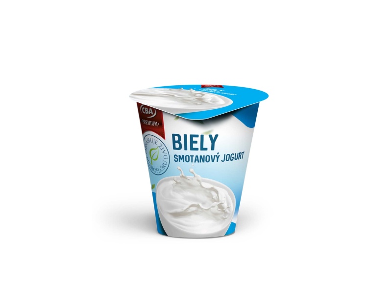 Smotanový jogurt biely CBA Premium 145g