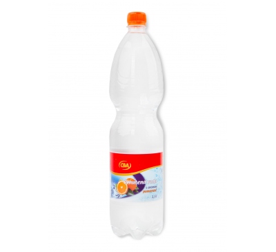 Ochutená voda s arómou pomaranč CBA 1,5L 