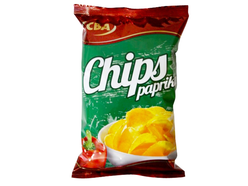 Chipsy paprikové CBA 75g