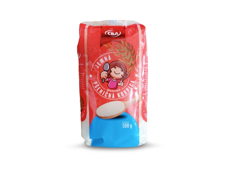 Pšeničná krupica jemná dehydrovaná CBA 500g