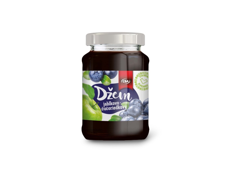 Džem jablkovo-čučoriedkový CBA 250g