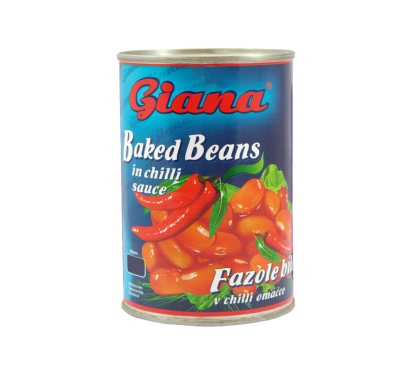 Fazuľa s chilli omáčkou GIANA CBA 410g