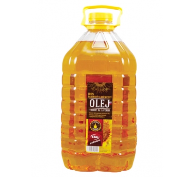 100% panenský slnečnicový olej CBA 5L