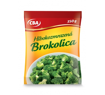 Hlbokozmrazená brokolica CBA 350g