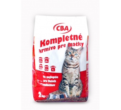 Kompletné krmivo pre mačky CBA 2kg