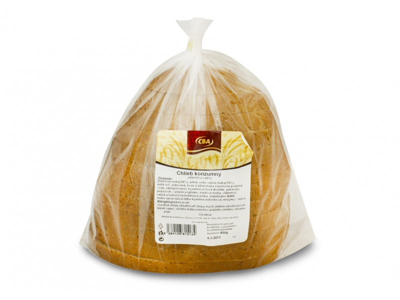 Chlieb konzumný CBA 450g