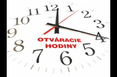 Zmena otváracích hodín 1. a 17.11.2025