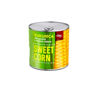 Kukurica vákuovaná v slanom náleve sweet corn CBA 150g