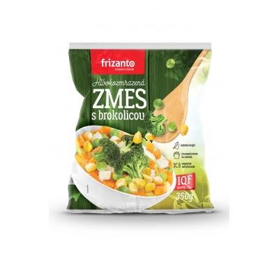 Hlbokomrazená zmes s brokolicou Frizanto 350g