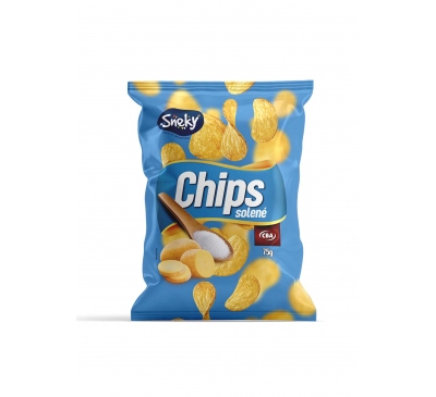 Sneky Chips solené CBA 75g