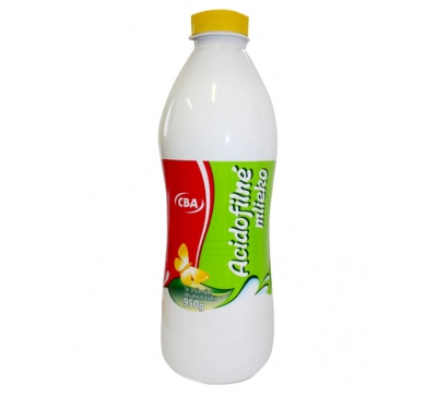 Acidofilné mlieko so zníženým obsahom tuku CBA 950g