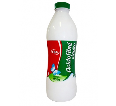 Acidofilné mlieko plnotučné CBA 950g