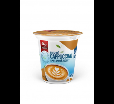 Smotanový jogurt cappuccino CBA Premium 145g