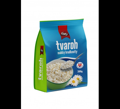 CBA tvaroh mäkký hrudkovitý 300g
