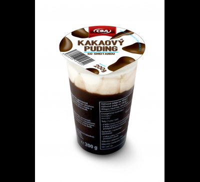 Kakaový puding so smotanou CBA 200g