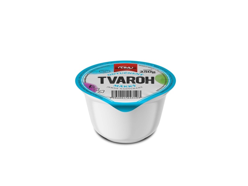Tvaroh mäkký odtučnený CBA 250g