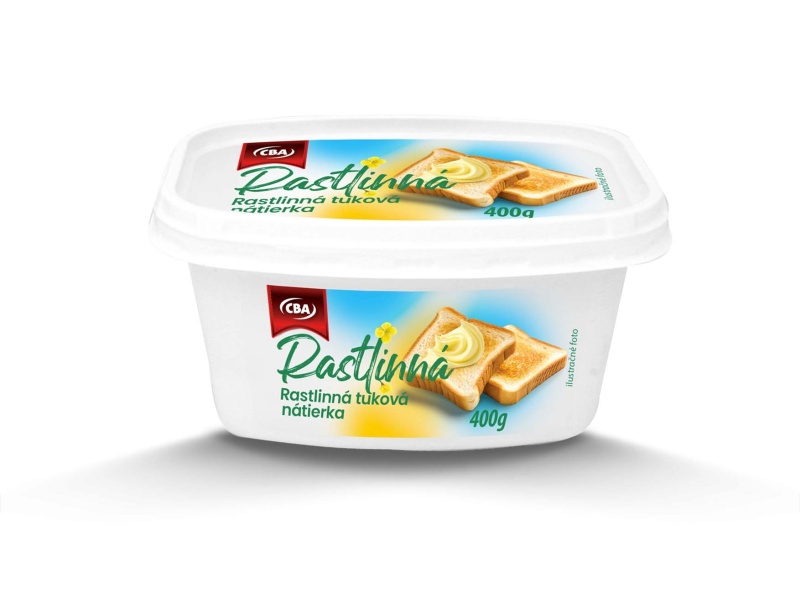 Rastlinná tuková nátierka CBA 400g