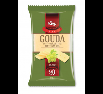 Gouda blok CBA 250g
