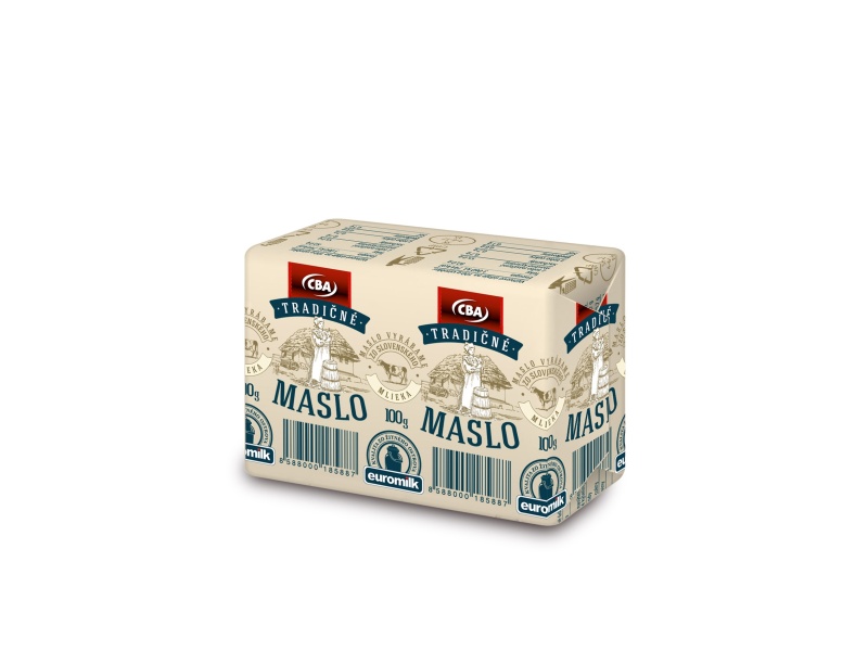 Tradičné maslo CBA 100g