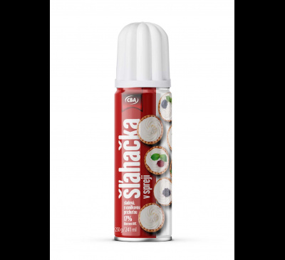 Šľahačka v spreji 17% CBA 250g