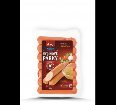 Hydinové párky CBA 300g