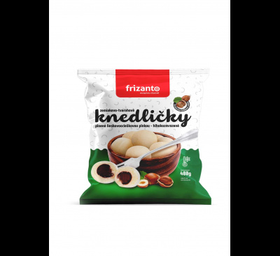 Frizanto zemiakovo-tvarohové knedličky lieskovo-orieškové hlbokozmrazené CBA 480g
