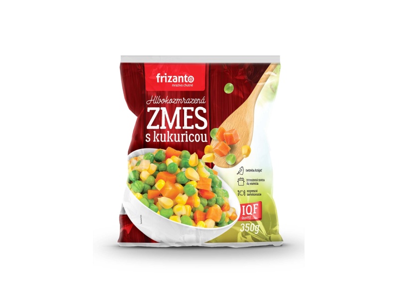 Hlbokomrazená zmes s kukuricou Frizanto 350g
