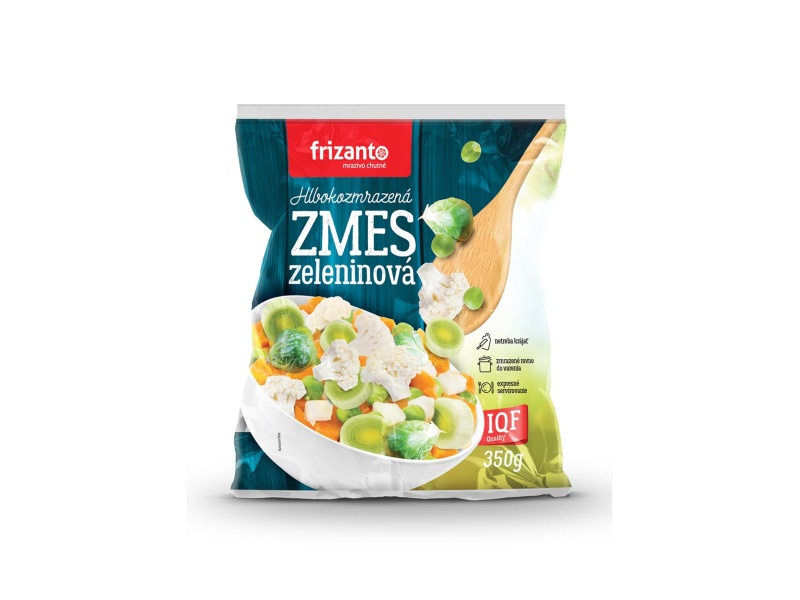 Hlbokomrazená zeleninová zmes CBA 350g