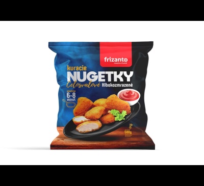 Frizanto kuracie nugetky celosvalové hlbokomrazené CBA 500g