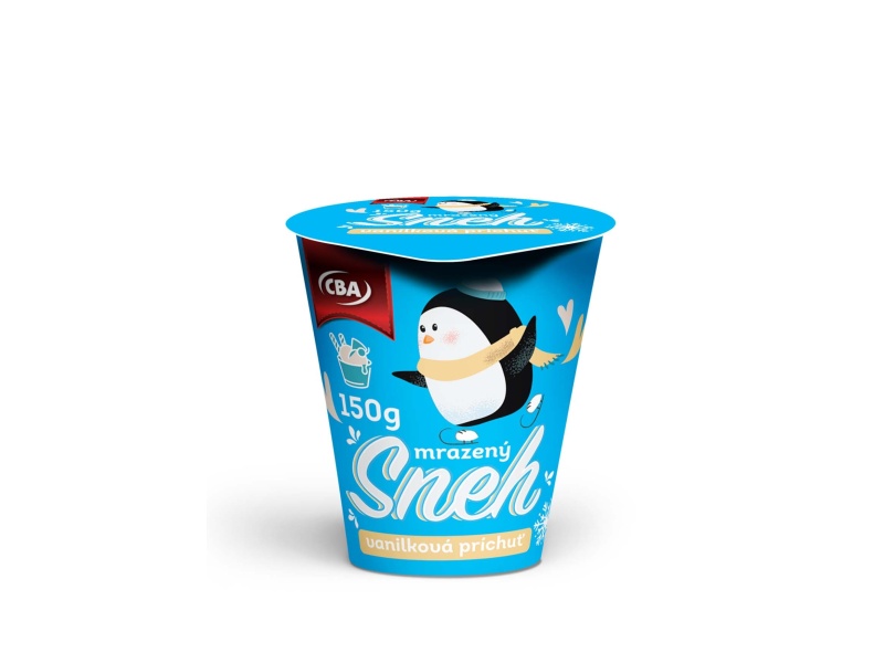 Mrazený sneh vanilková príchuť CBA 350ml