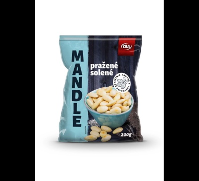 Mandle pražené solené CBA 200g