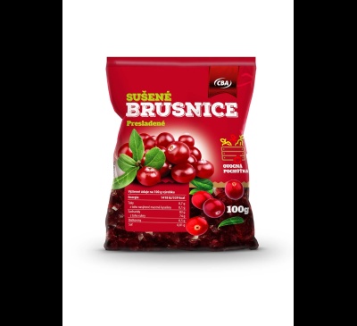 Brusnice presladené CBA 100g