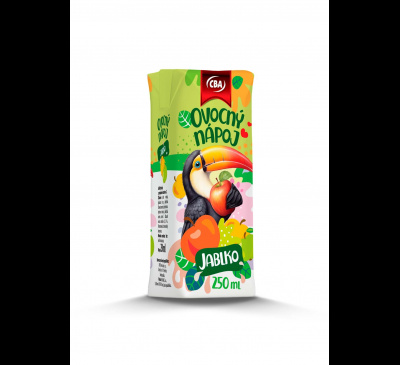 Ovocný nápoj s príchuťou jablka CBA 250ml