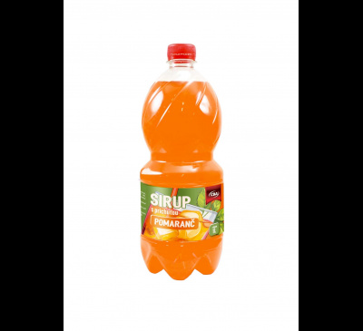 Sirup s príchuťou pomaranč CBA 1L