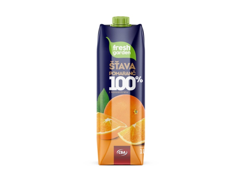 Fresh Garden šťava pomaranč 100% CBA 1l