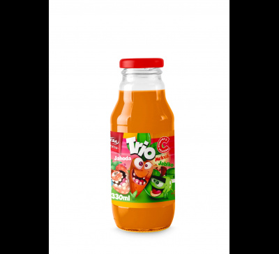 Nápoj TRIO mrkva-jahoda-jablko CBA Premium 330ml