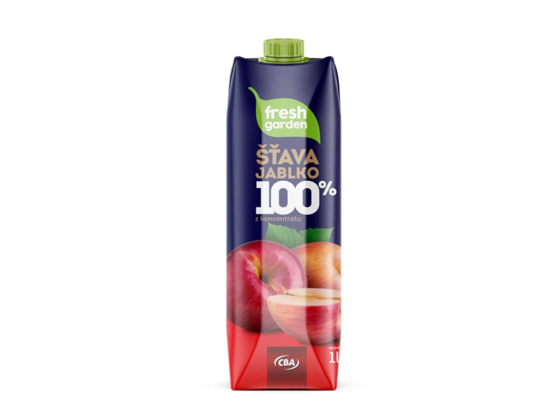 Fresh Garden šťava jablko 100% CBA 1L