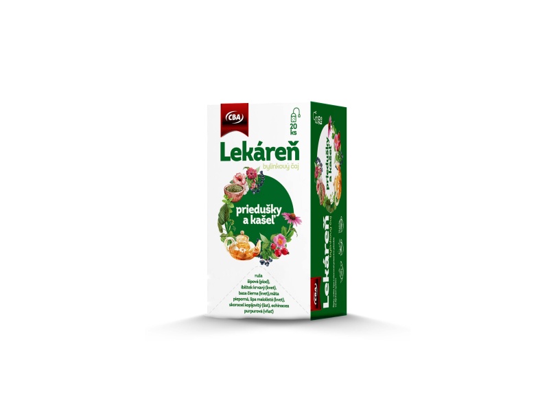 Lekáreň bylinný čaj priedušky a kašeľ CBA 30g