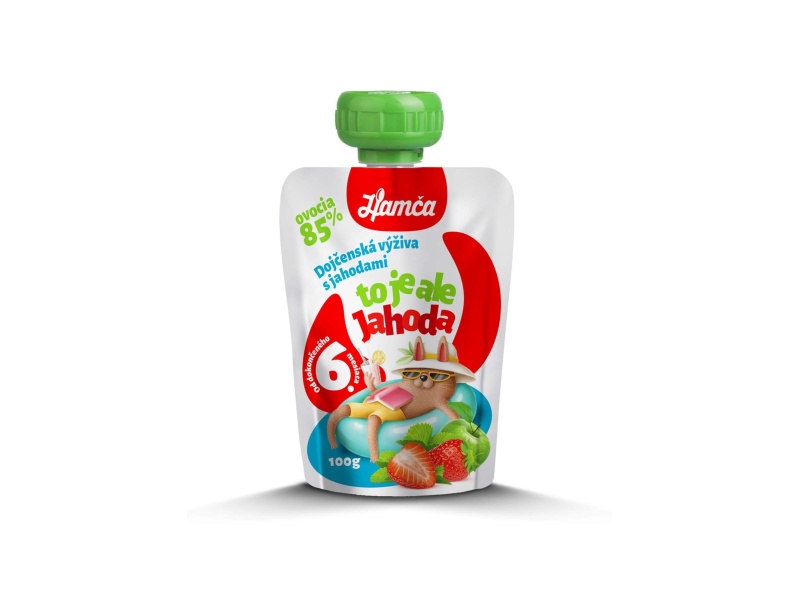 Hamča dojčenská výživa s jahodami CBA 100g