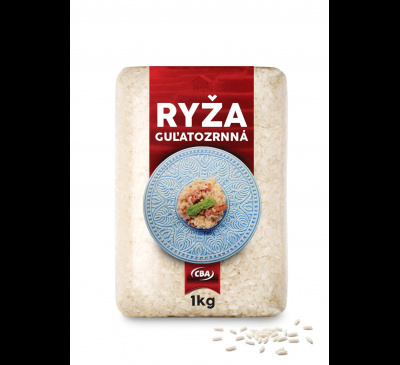 Ryža guľatozrnná CBA 1kg